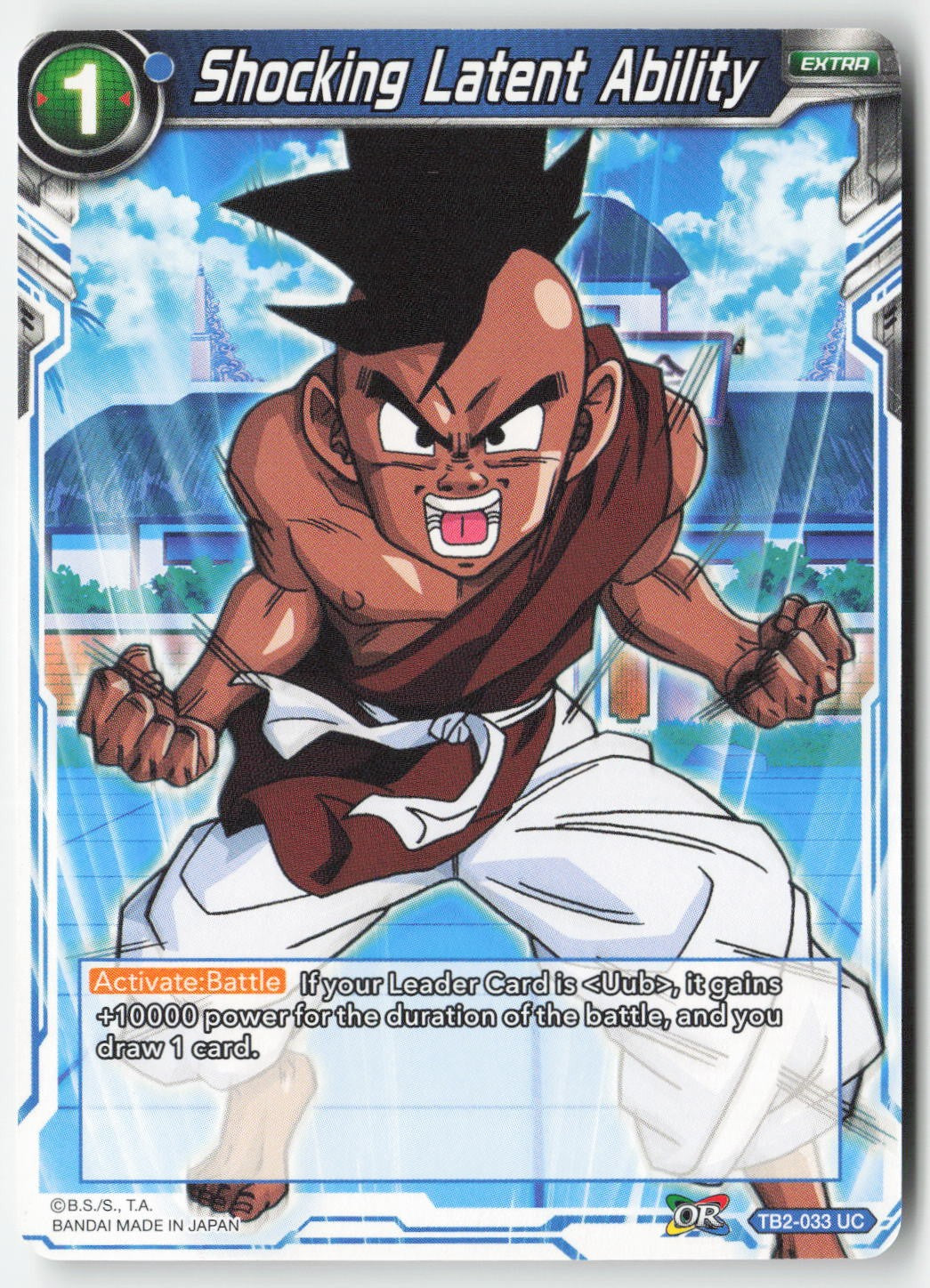 Shocking Latent Ability TB2-033 Normal Uncommon Lightly Played, Front