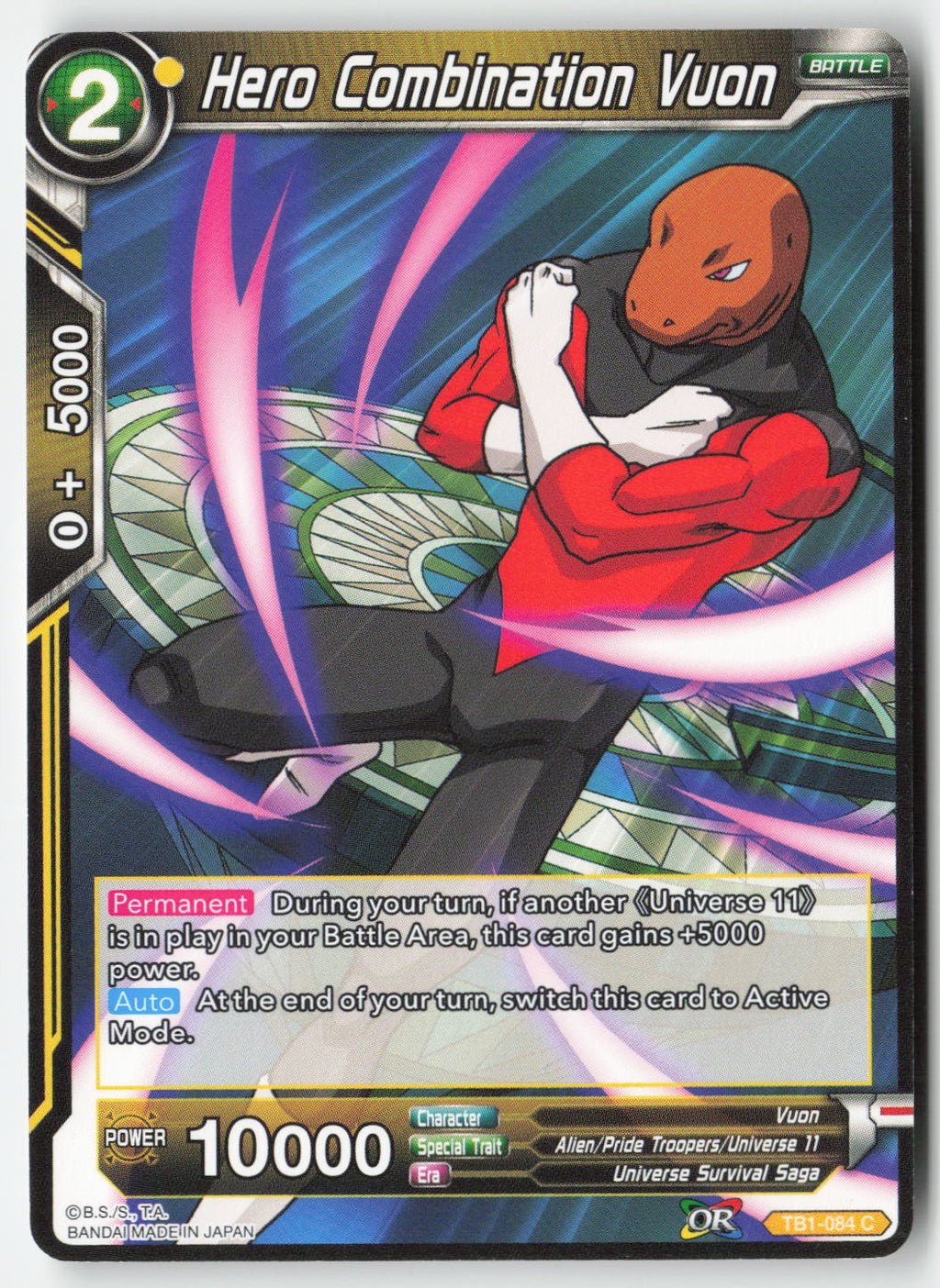 Hero Combination Vuon TB1-084 Normal Common Lightly Played