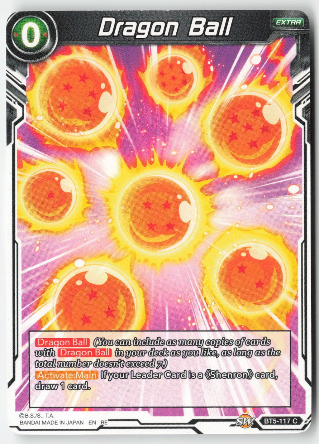 Dragon Ball BT5-117 Normal Common Lightly Played