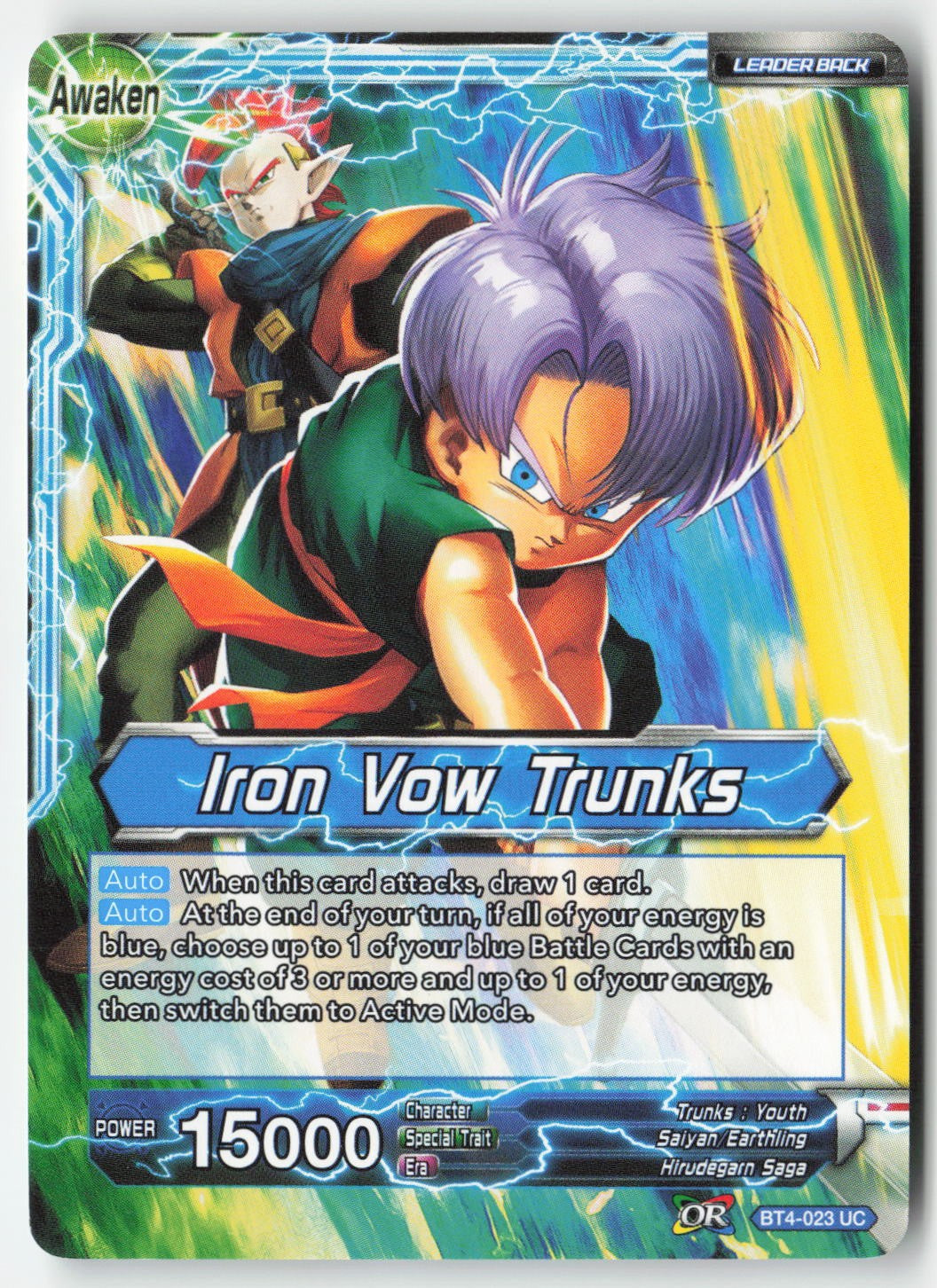 Trunks // Iron Vow Trunks BT4-023 Normal Uncommon Lightly Played