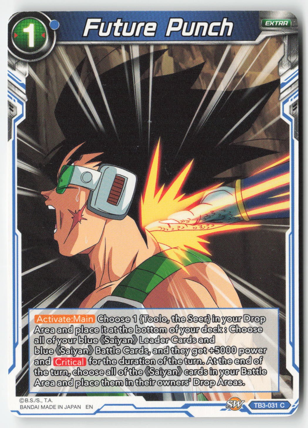 Future Punch TB3-031 Normal Common Lightly Played