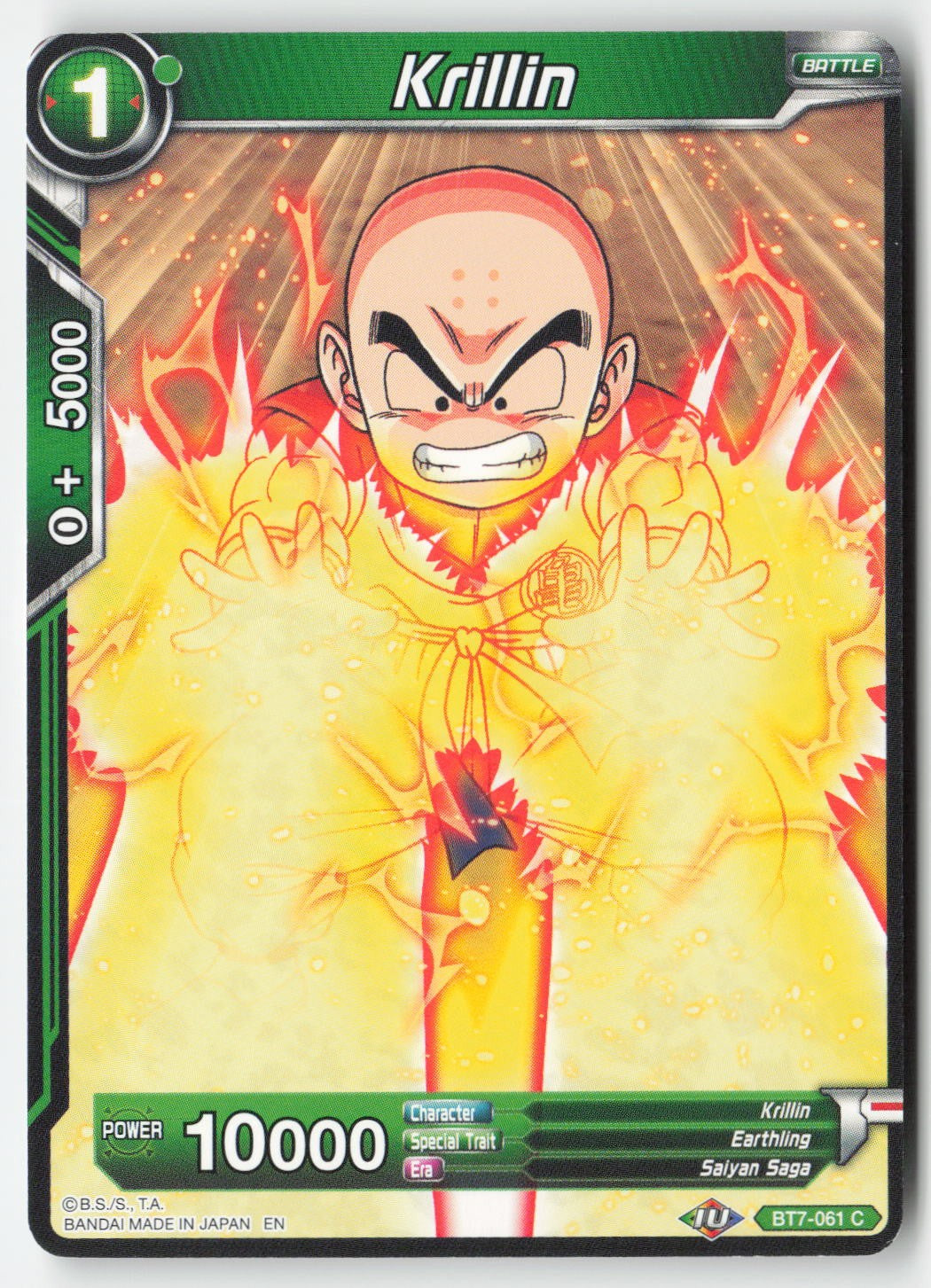 Krillin BT7-061 Normal Common Lightly Played
