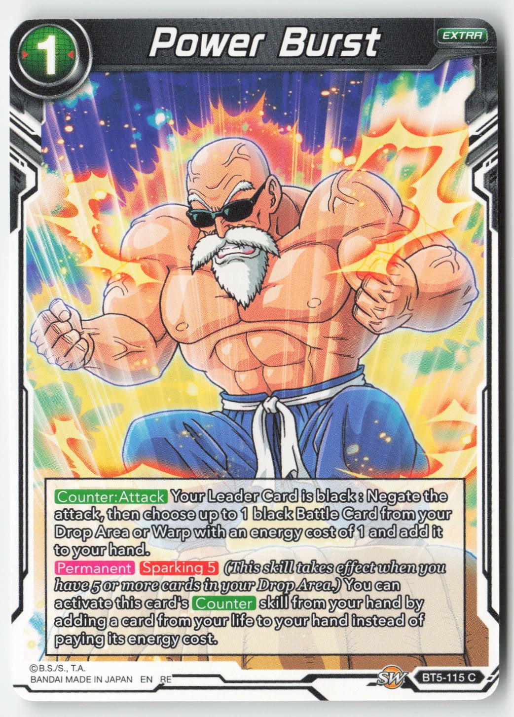 Power Burst (Reprint) BT5-115 Normal Common Lightly Played