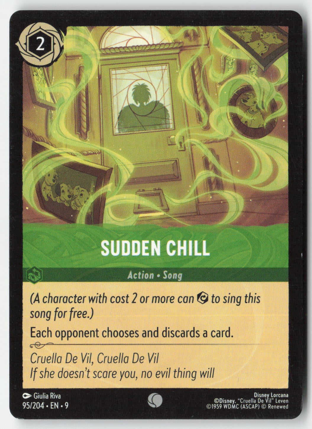 Sudden Chill 95/204 Normal Common Lightly Played