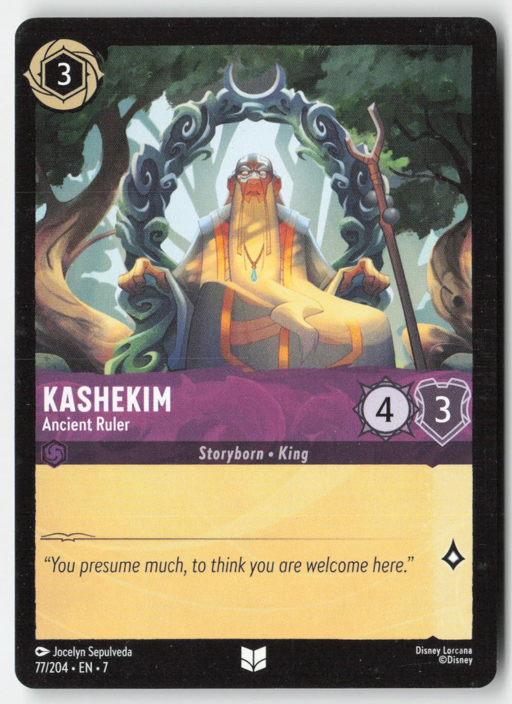Kashekim - Ancient Ruler 77/204 Normal Uncommon Lightly Played