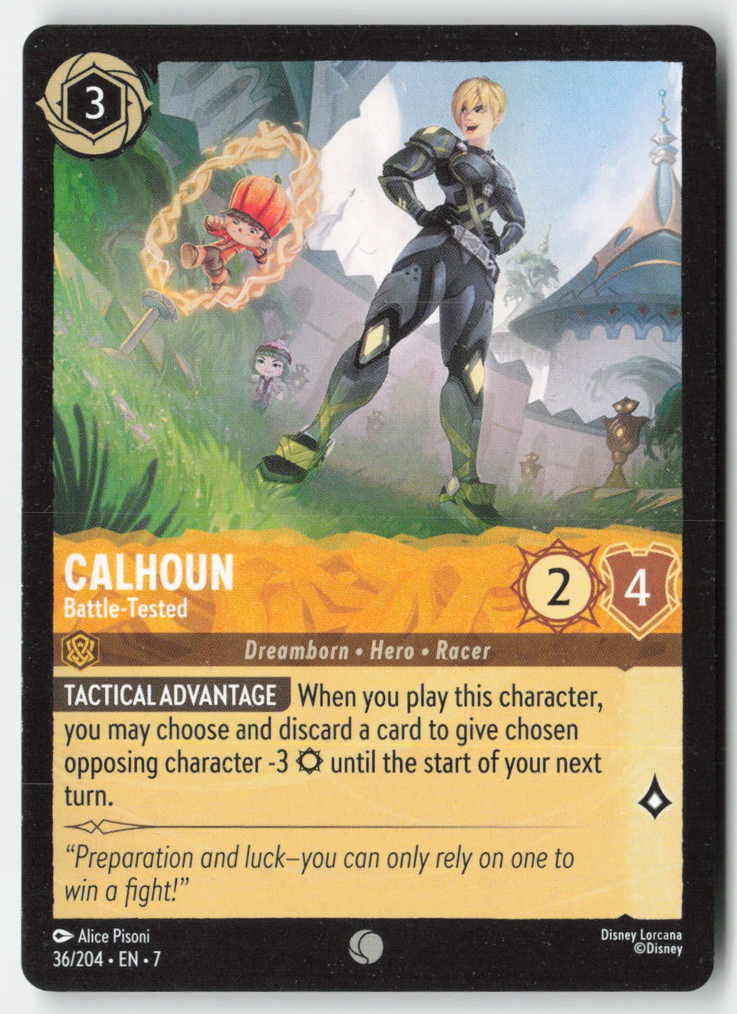 Calhoun - Battle-Tested 36/204 Normal Common Lightly Played