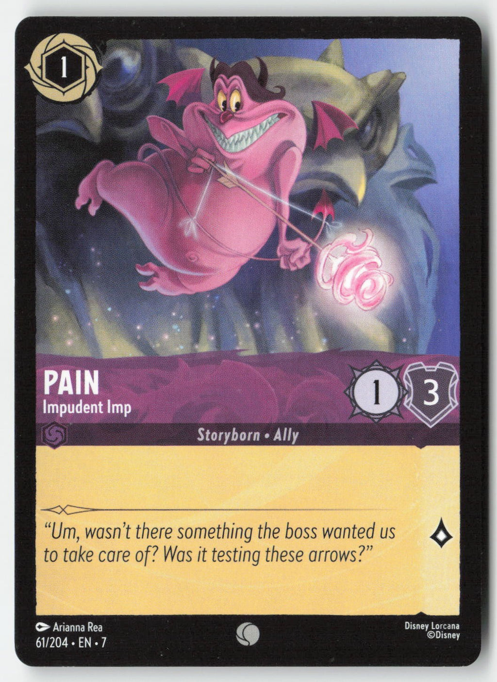 Pain - Impudent Imp 61/204 Normal Common Lightly Played