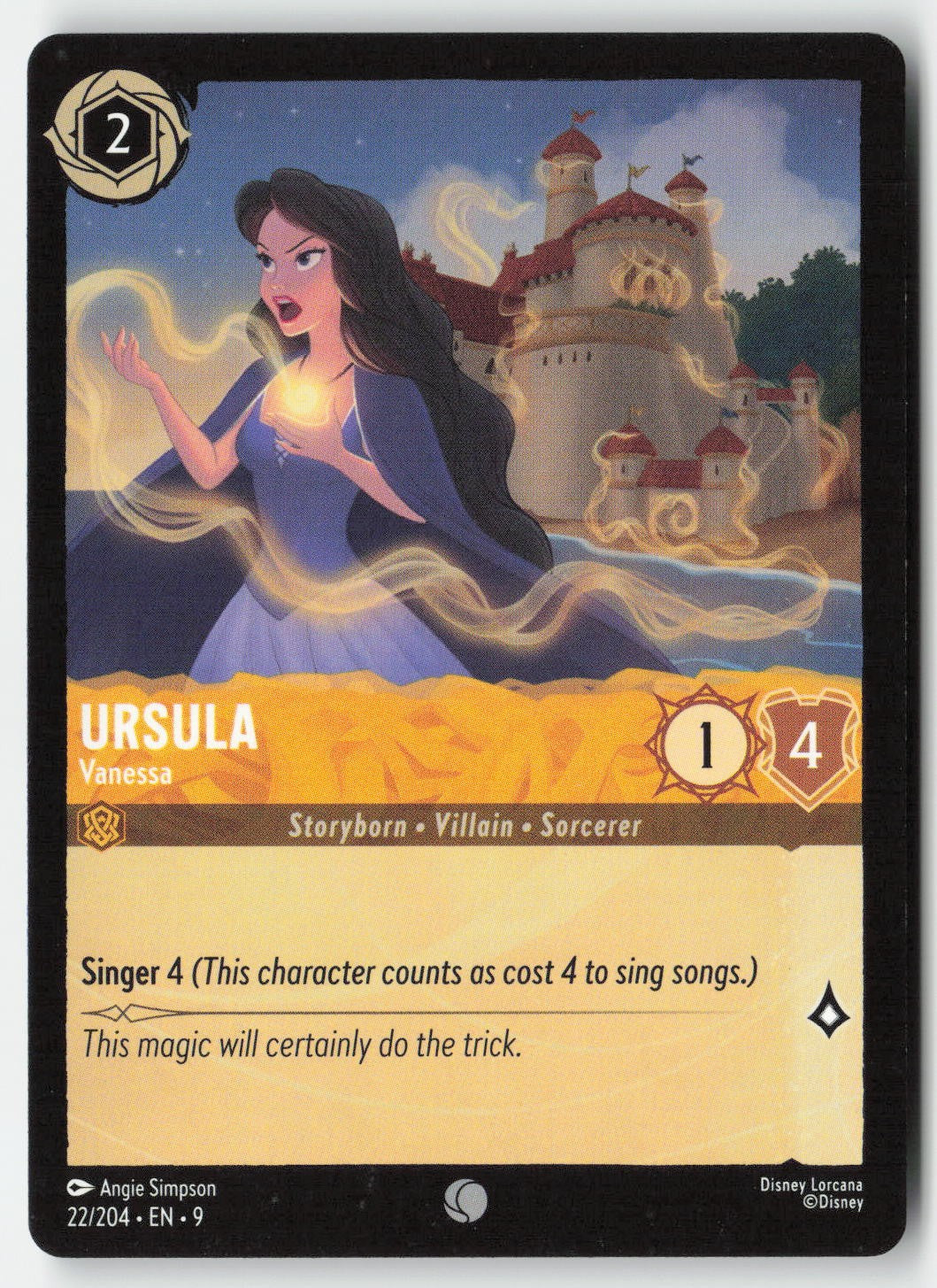 Ursula - Vanessa 22/204 Normal Common Lightly Played