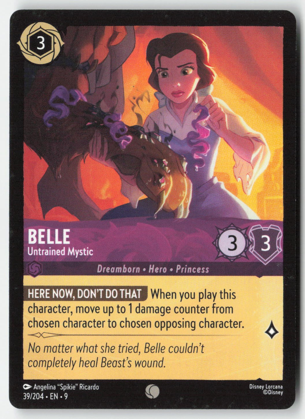 Belle - Untrained Mystic 39/204 Normal Common Lightly Played