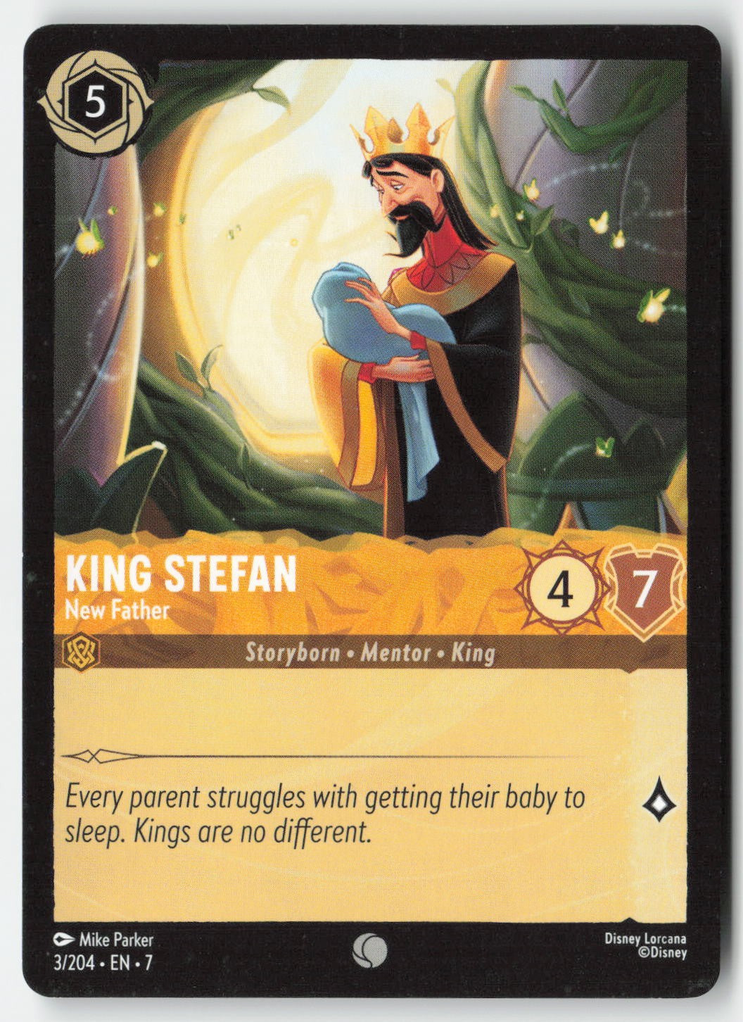 King Stefan - New Father 3/204 Normal Common Lightly Played