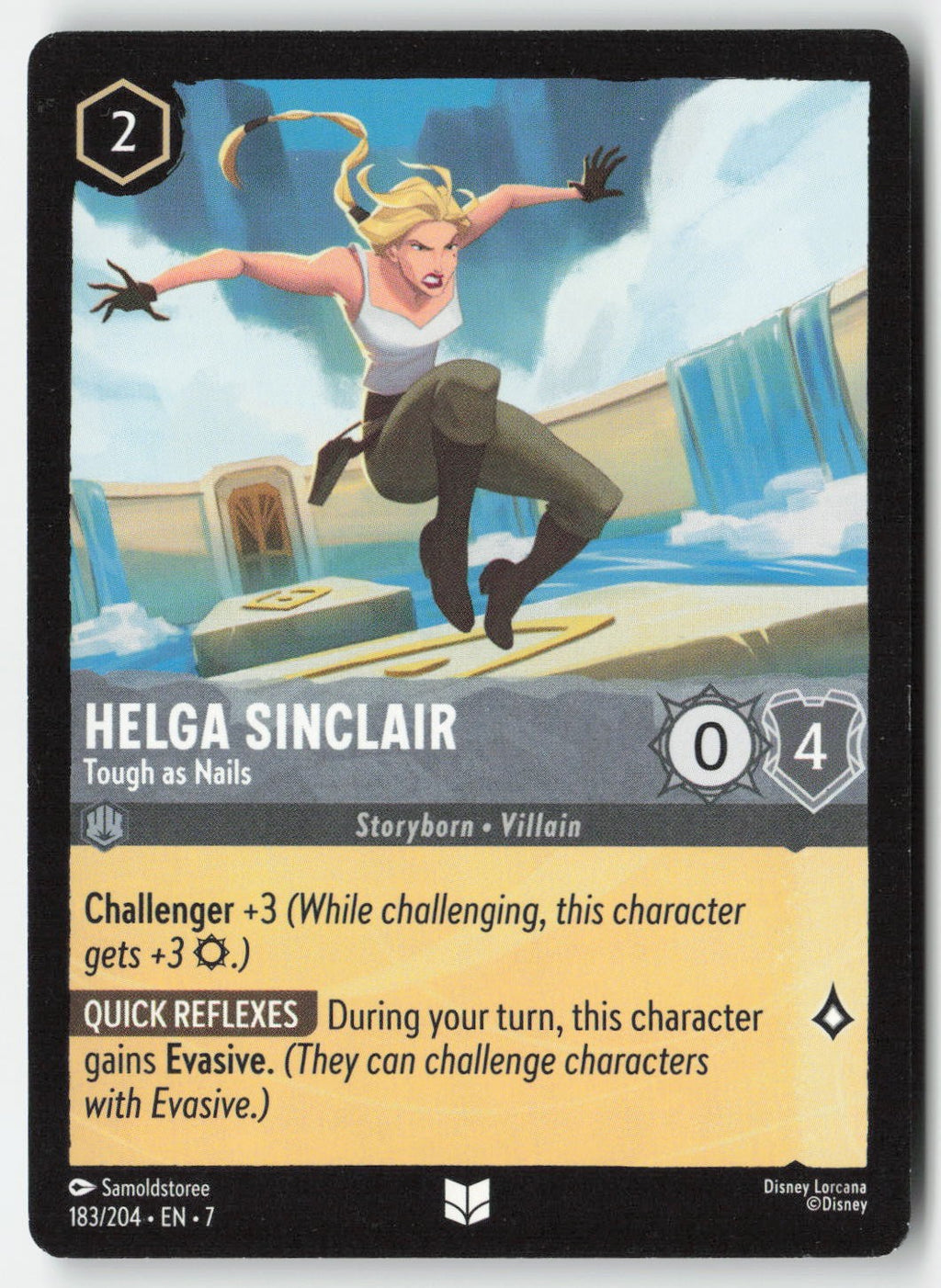 Helga Sinclair - Tough as Nails 183/204 Normal Uncommon Lightly Played