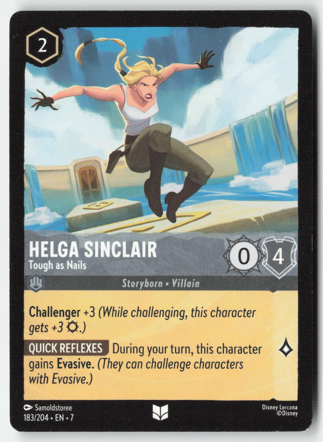 Helga Sinclair - Tough as Nails 183/204 Normal Uncommon Lightly Played