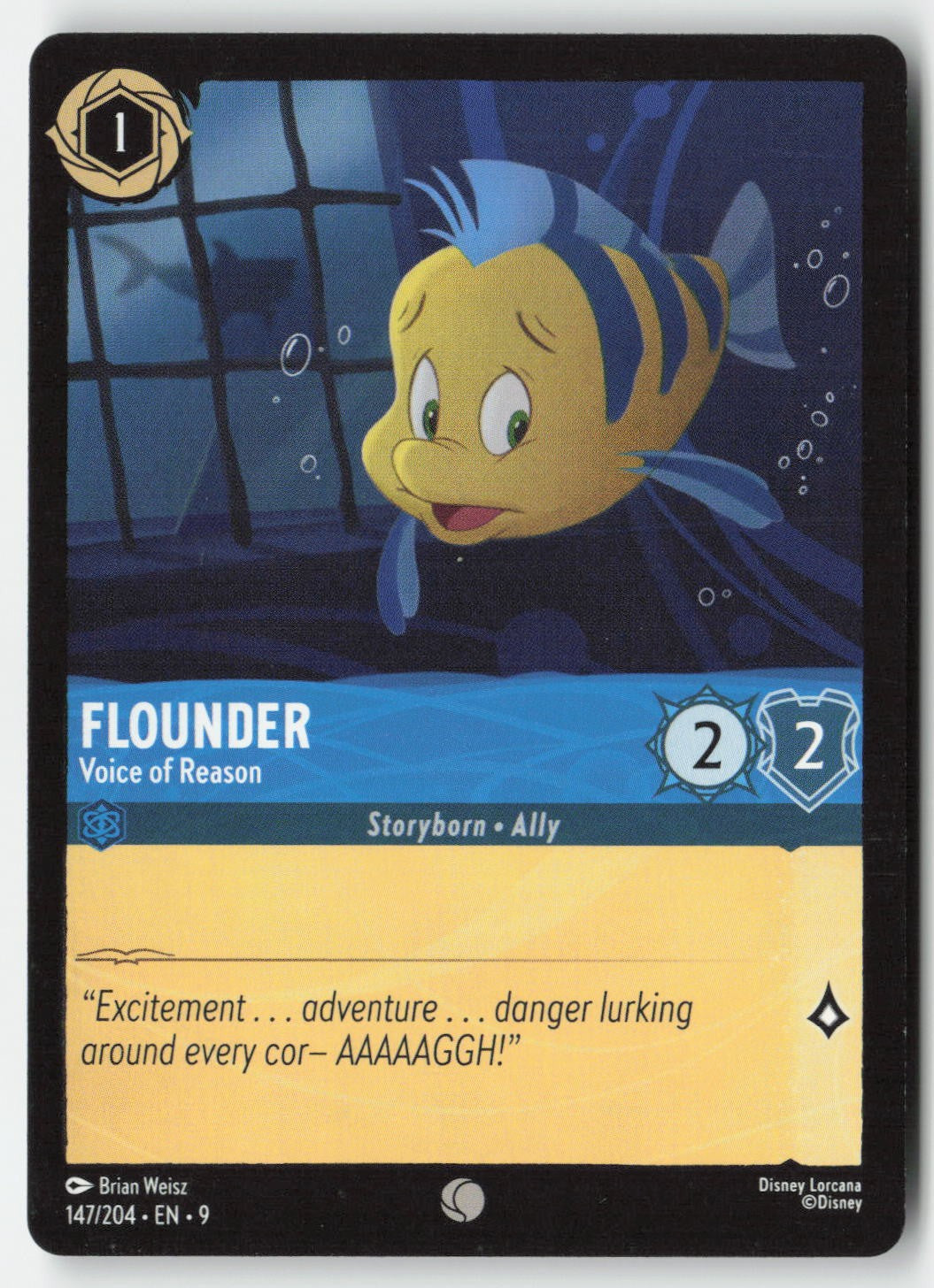 Flounder - Voice of Reason 147/204 Normal Common Lightly Played