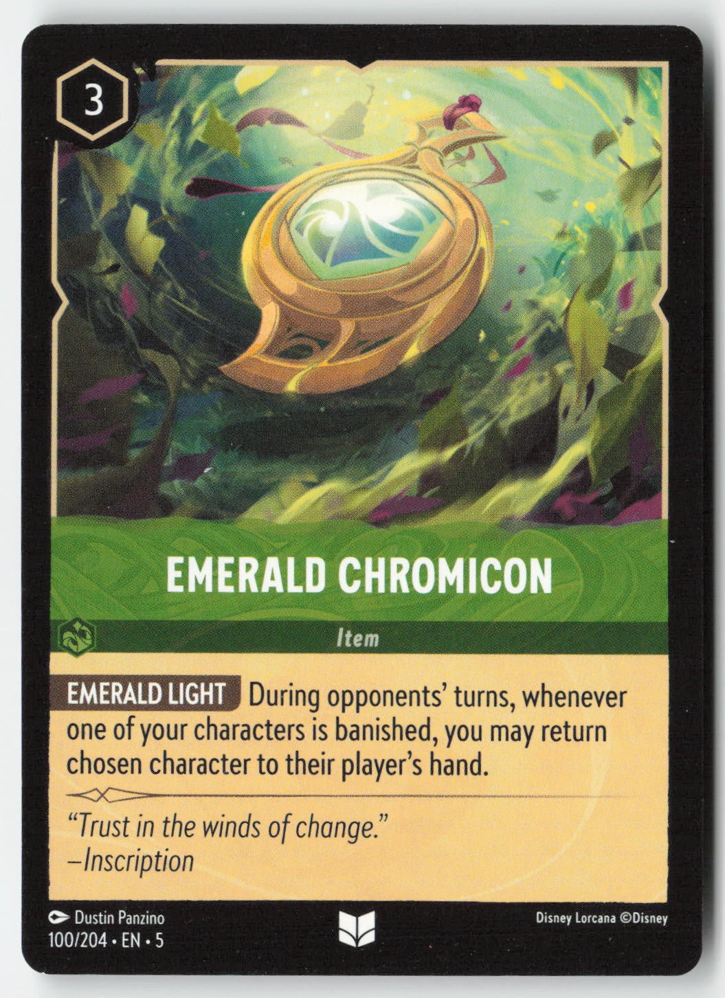 Emerald Chromicon 100/204 Normal Uncommon Lightly Played