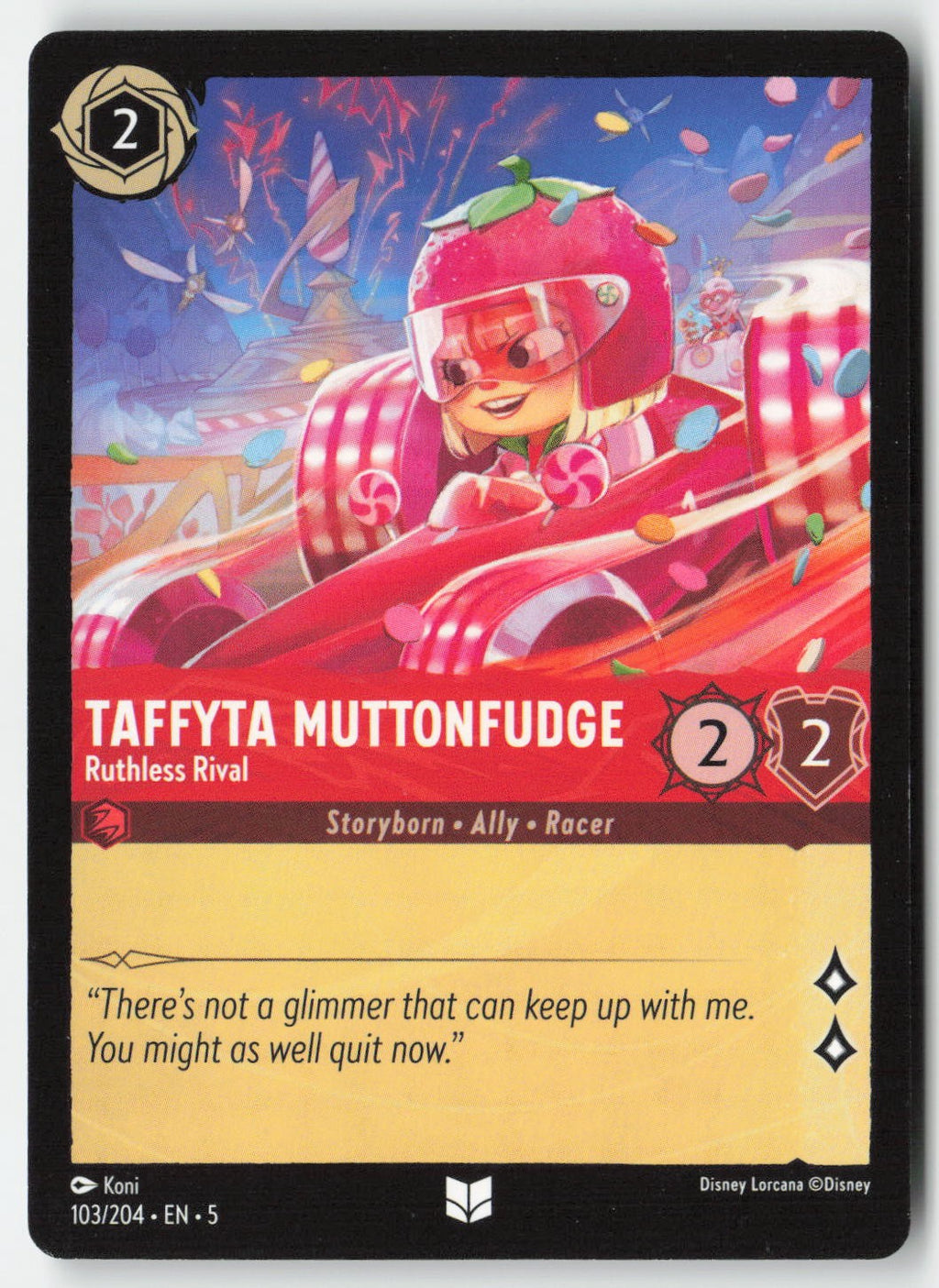 Taffyta Muttonfudge - Ruthless Rival 103/204 Normal Uncommon Lightly Played