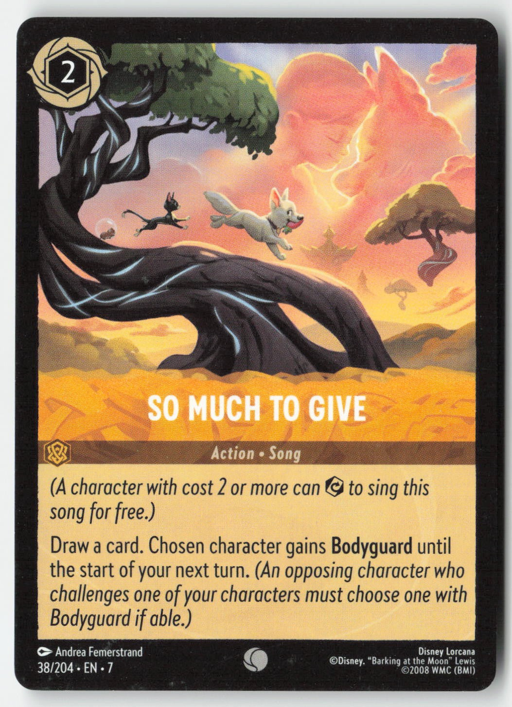 So Much to Give 38/204 Normal Common Lightly Played