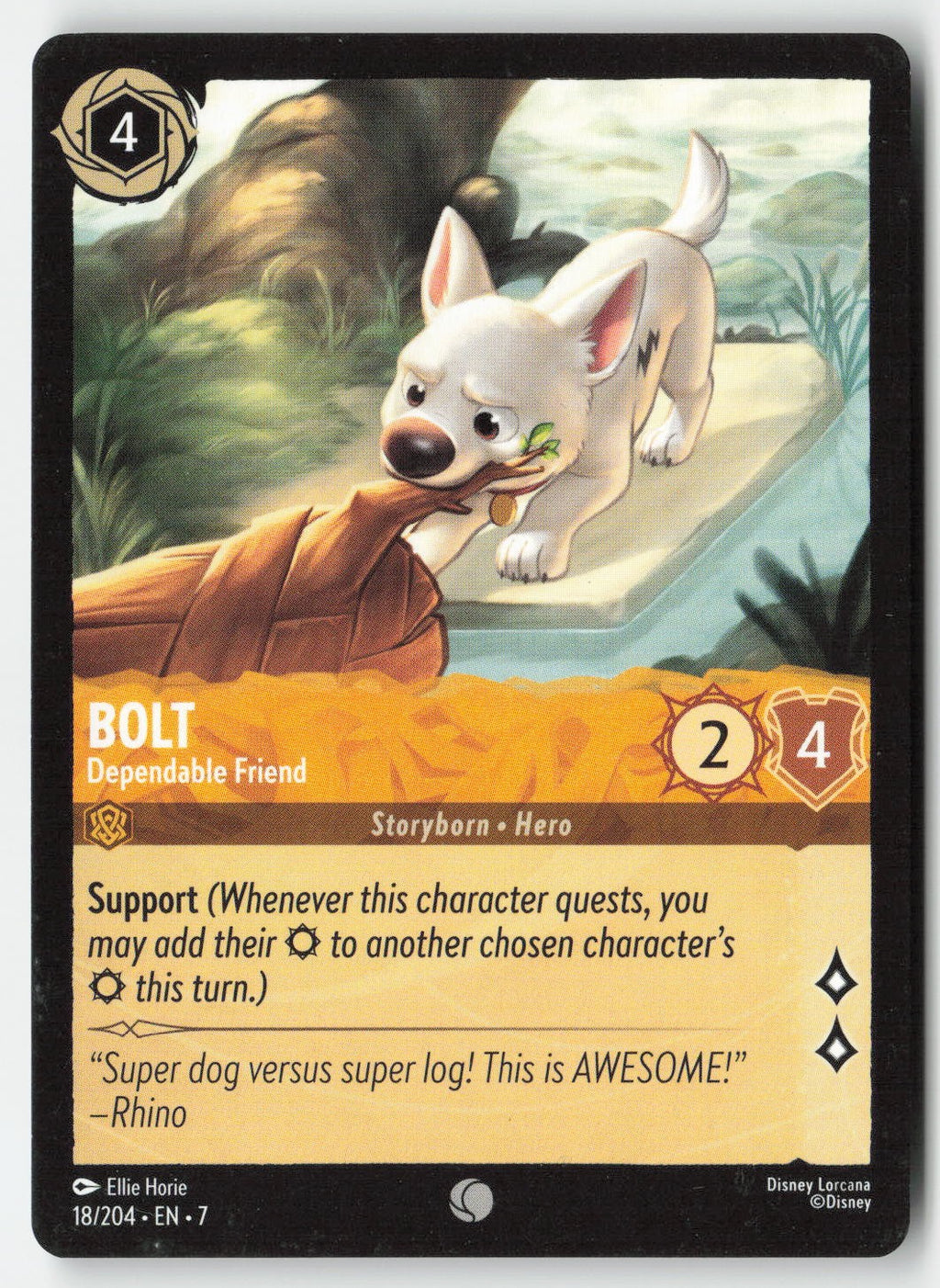Bolt - Dependable Friend 18/204 Normal Common Lightly Played