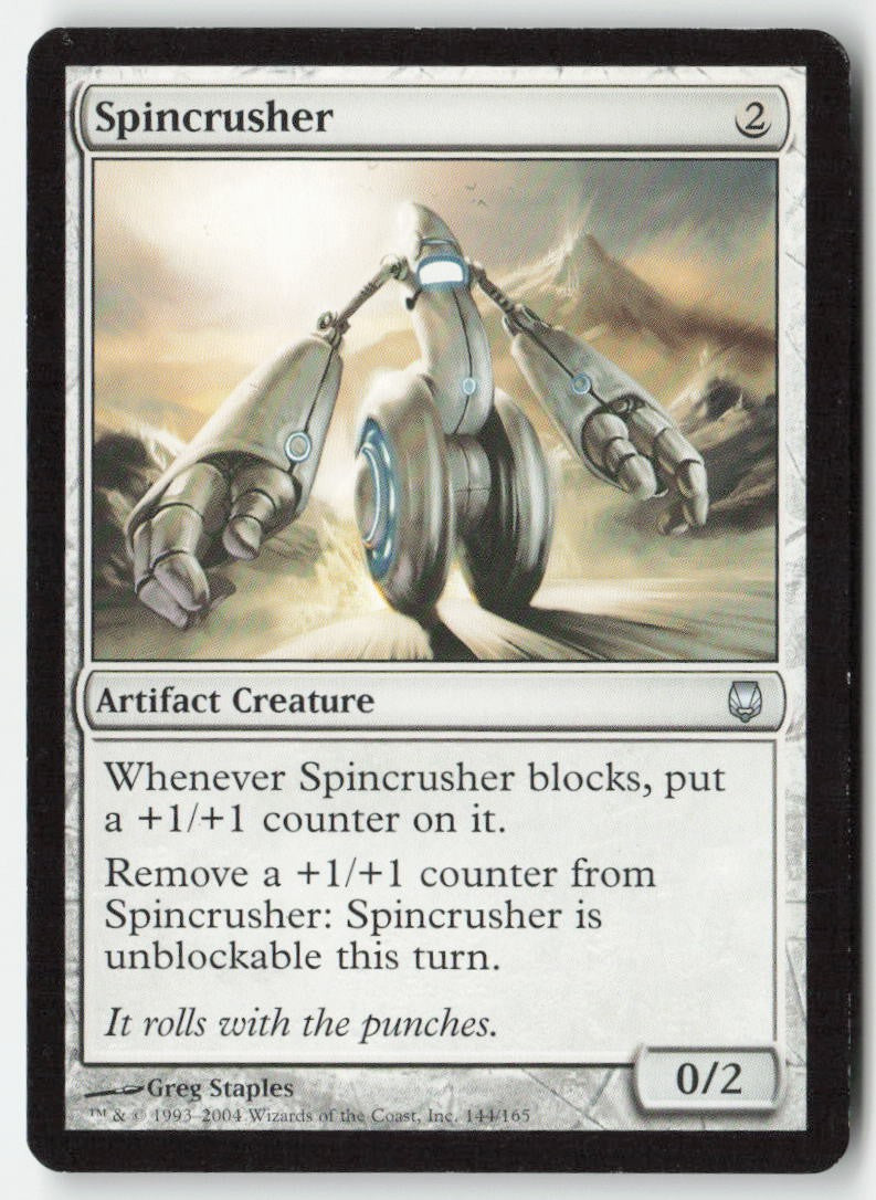 Spincrusher DST 144 Uncommon Moderately Played