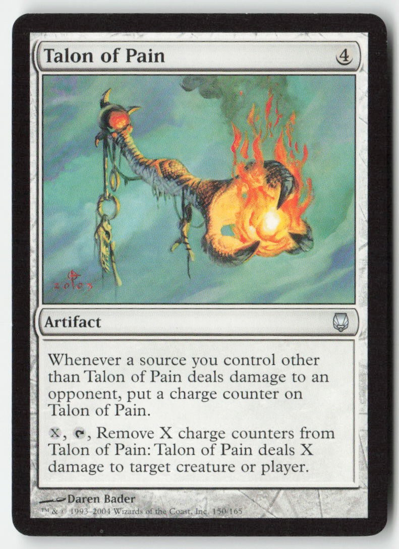 Talon of Pain DST 150 Uncommon Moderately Played