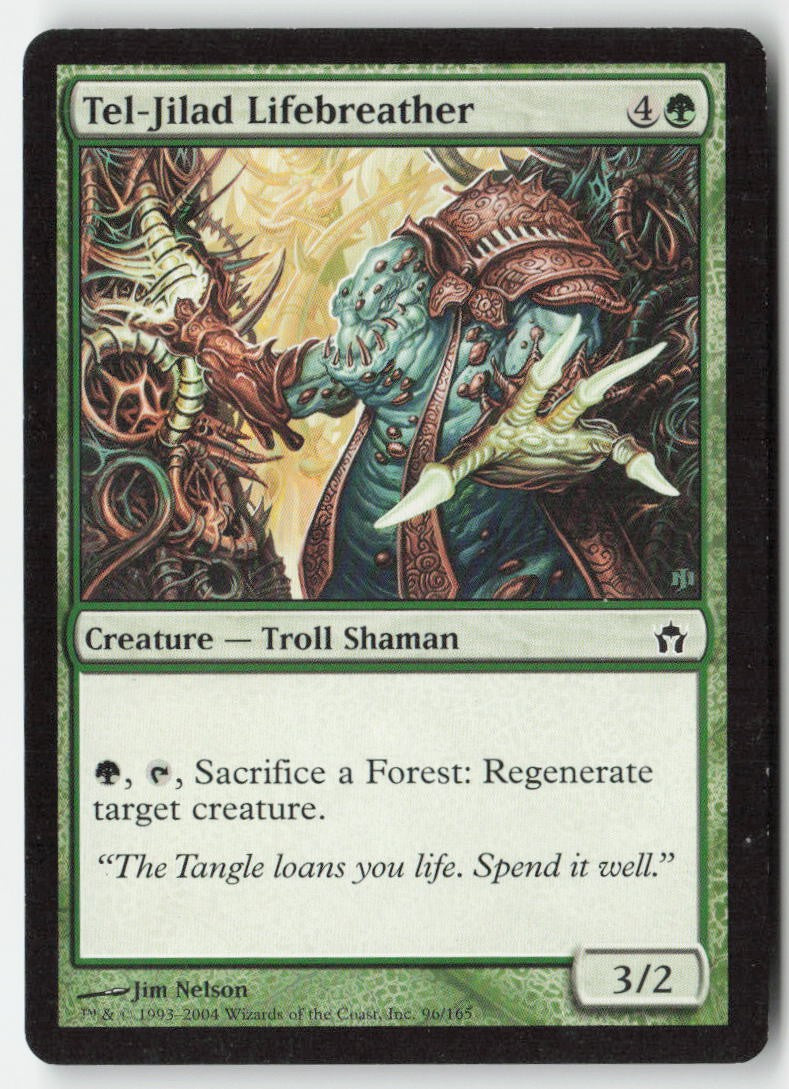 Tel-Jilad Lifebreather 5DN 96 Common Moderately Played