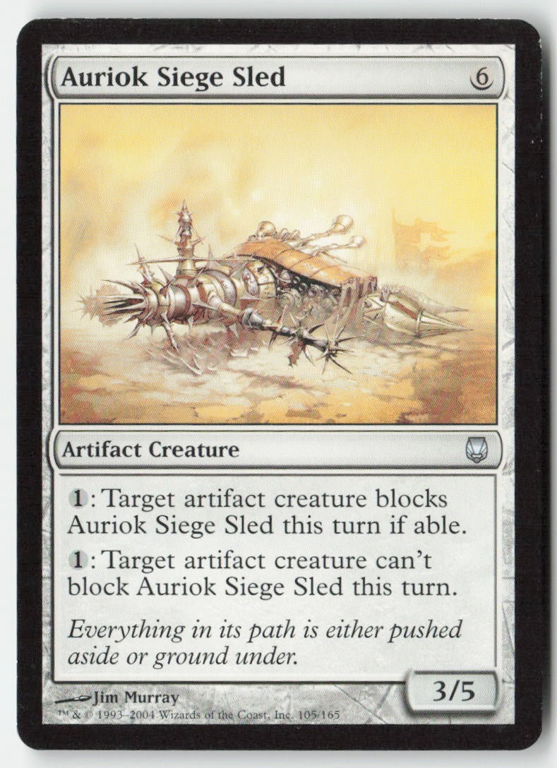 Auriok Siege Sled DST 105 Uncommon Moderately Played, Front