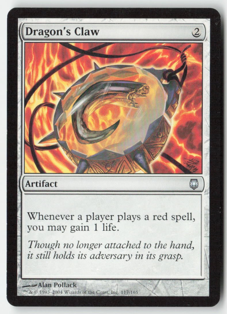 Dragon's Claw DST 117 Uncommon Moderately Played, Front