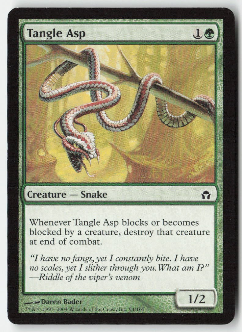 Tangle Asp 5DN 94 Common Moderately Played