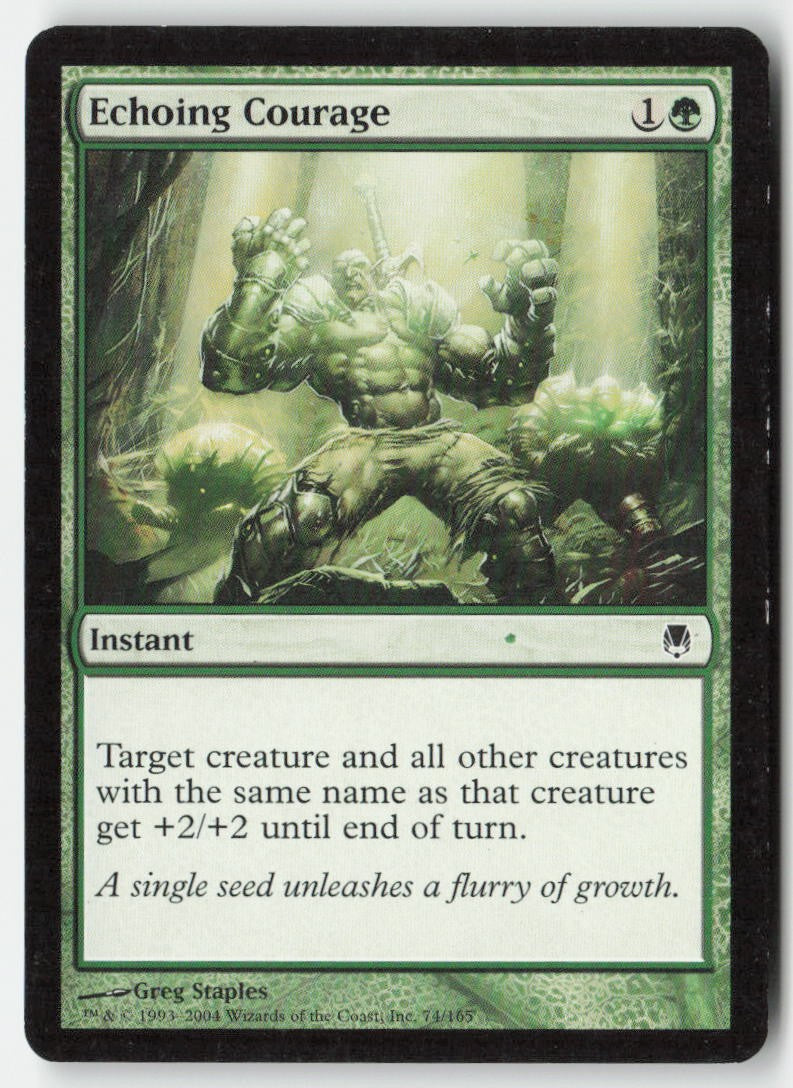 Echoing Courage DST 74 Common Moderately Played