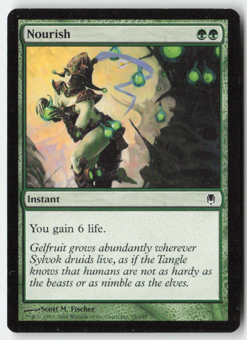 Nourish DST 78 Common Moderately Played, Front
