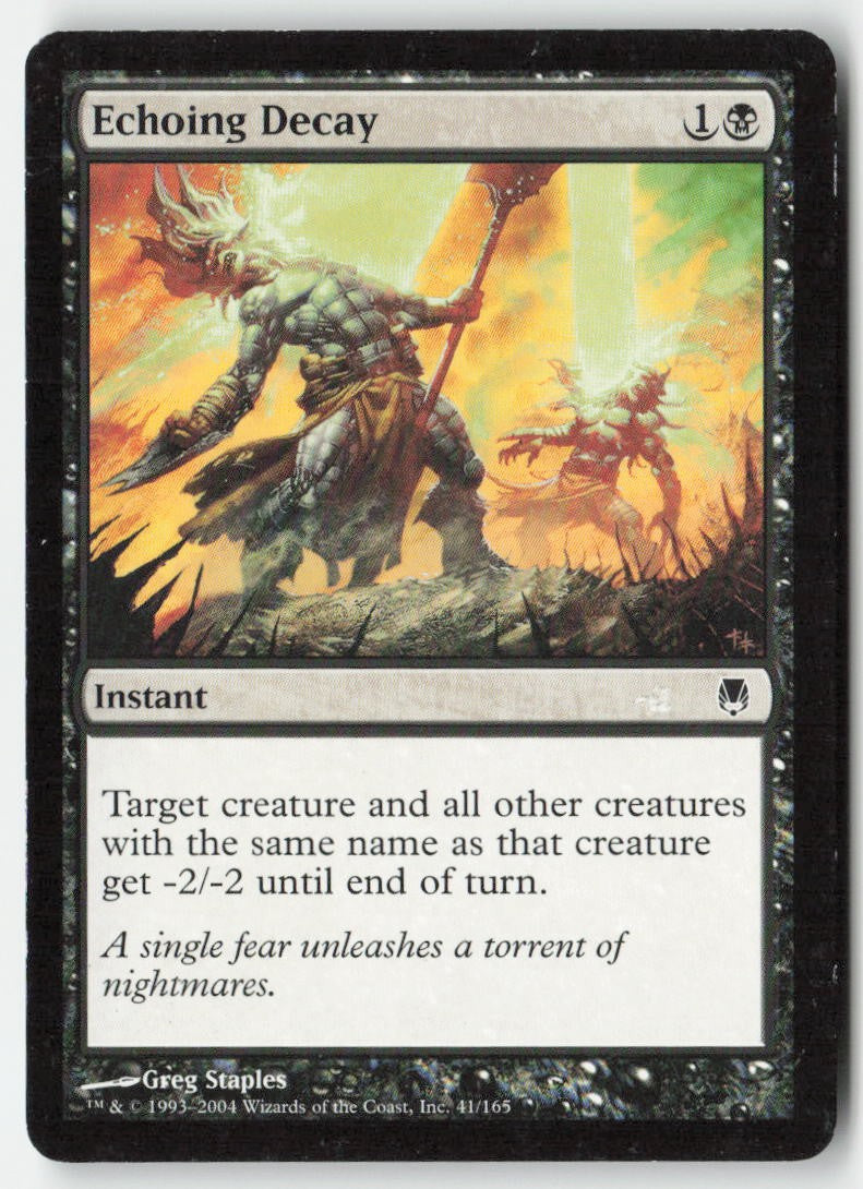 Echoing Decay DST 41 Common Moderately Played