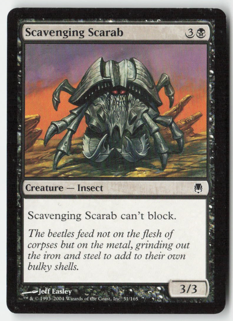 Scavenging Scarab DST 51 Common Moderately Played