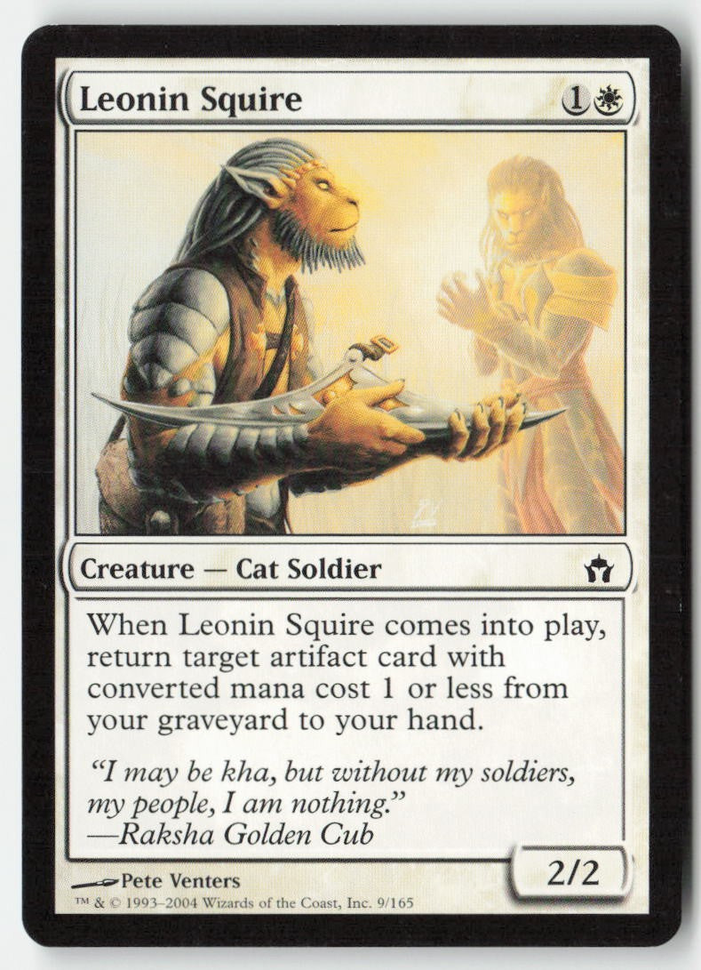 Leonin Squire 5DN 9 Common Moderately Played