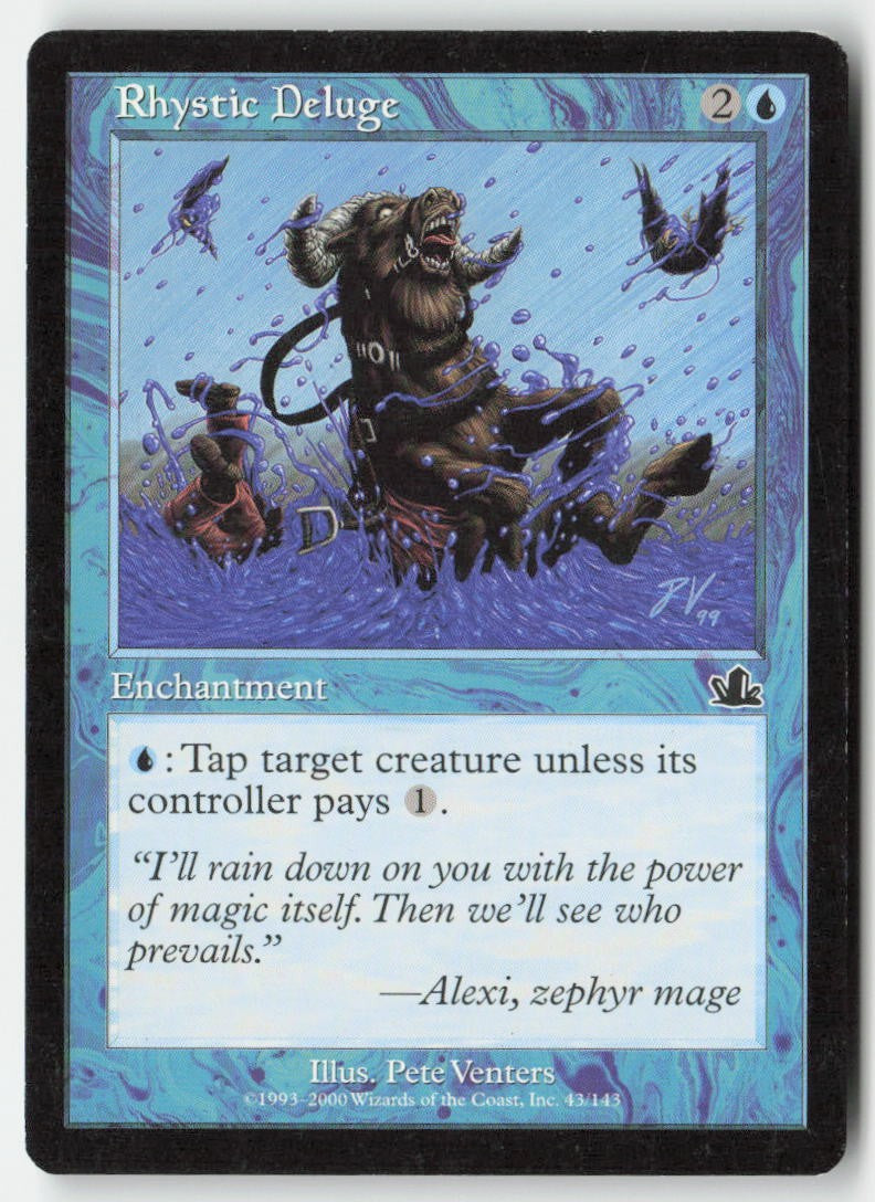 Rhystic Deluge PCY 43 Common Moderately Played