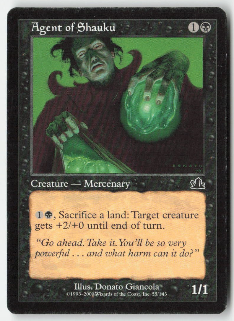 Agent of Shauku PCY 55 Common Moderately Played