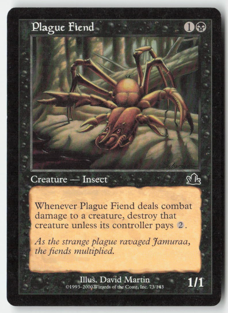 Plague Fiend PCY 73 Common Moderately Played