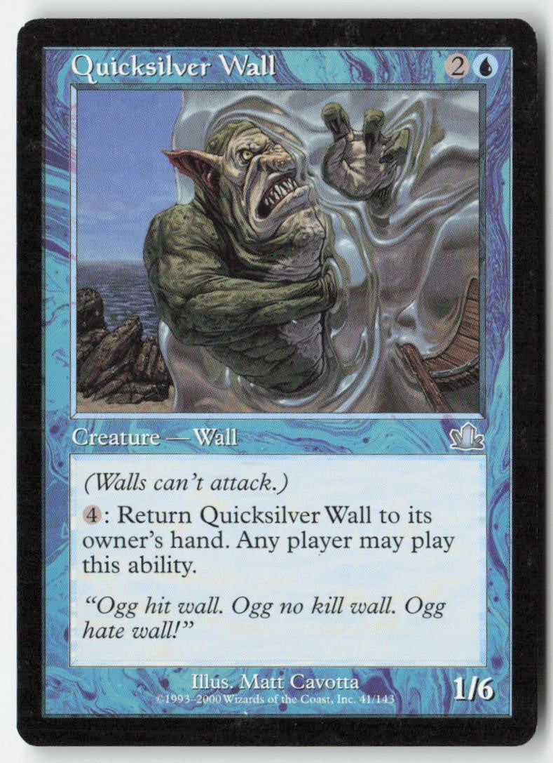 Quicksilver Wall PCY 41 Uncommon Moderately Played
