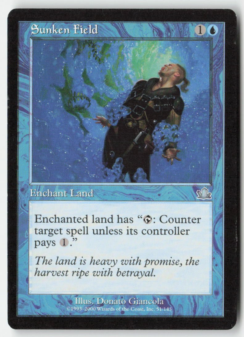 Sunken Field PCY 51 Uncommon Moderately Played, Front