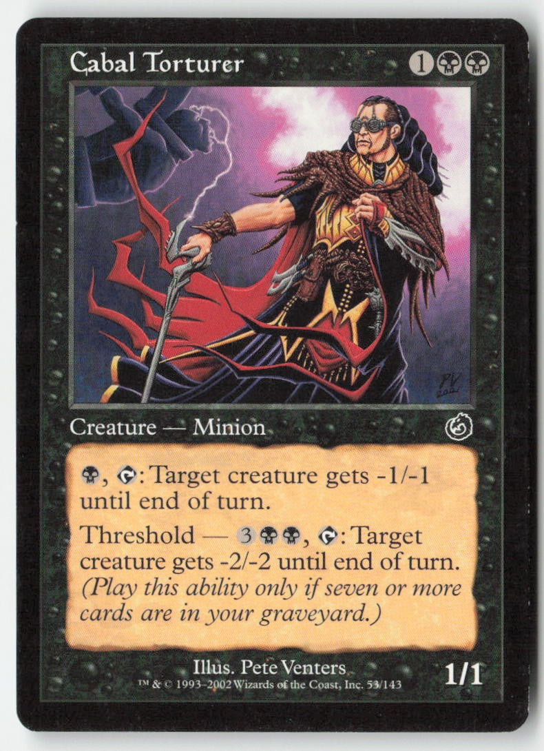 Cabal Torturer TOR 53 Common Moderately Played