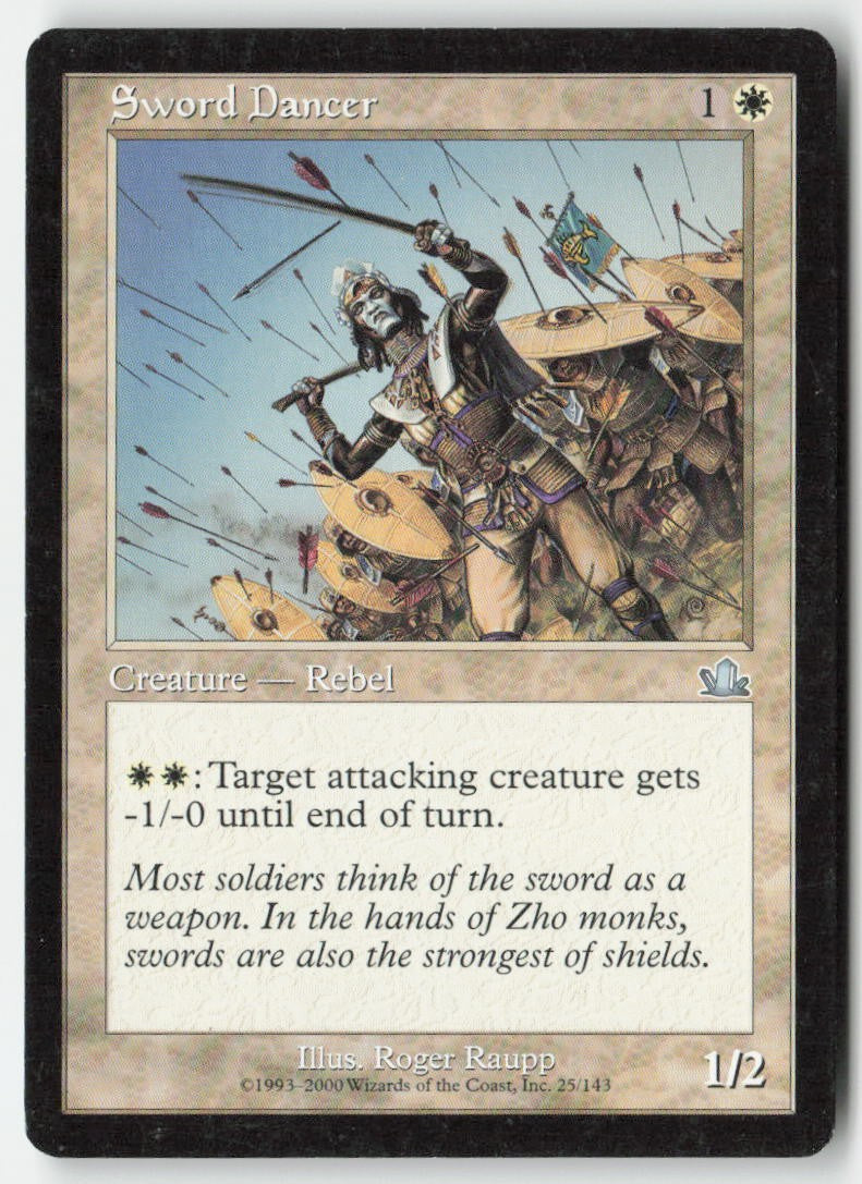 Sword Dancer PCY 25 Uncommon Moderately Played
