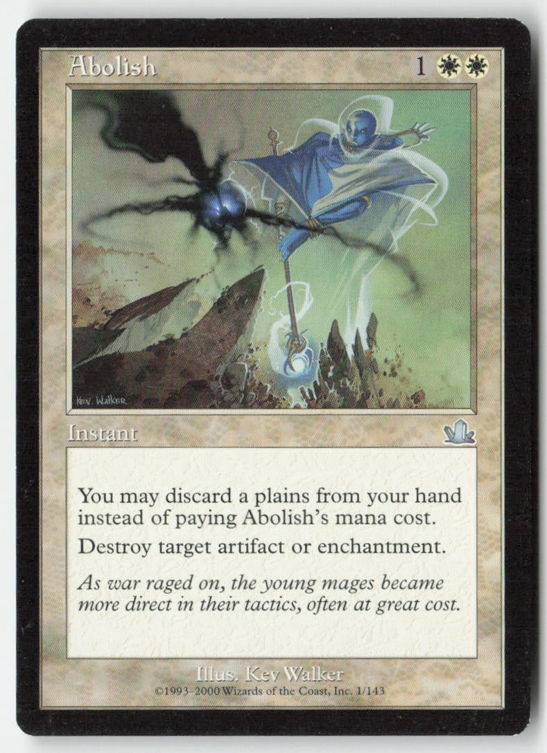Abolish PCY 1 Uncommon Moderately Played