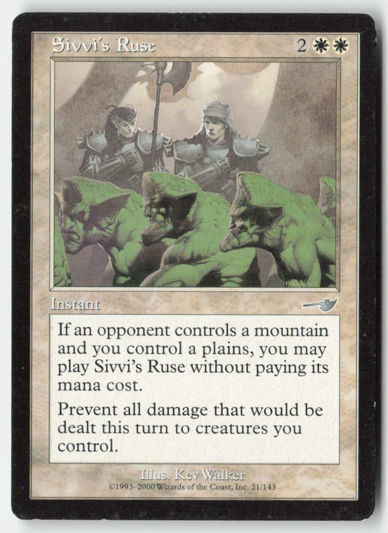 Sivvi's Ruse NEM 21 Uncommon Moderately Played