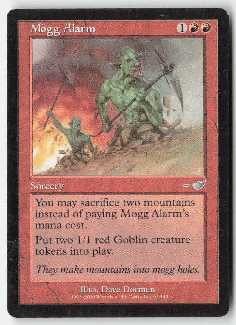 Mogg Alarm NEM 93 Uncommon Moderately Played