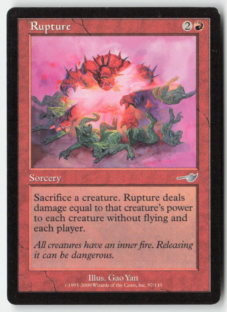 Rupture NEM 97 Uncommon Moderately Played