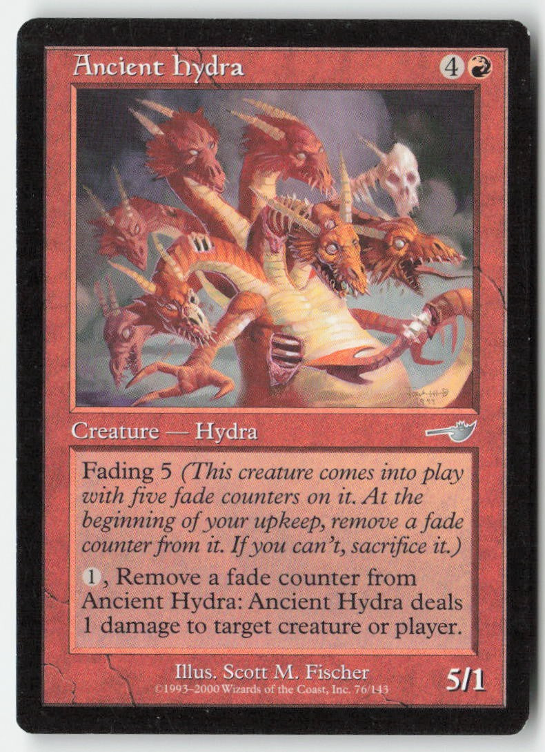Ancient Hydra NEM 76 Uncommon Moderately Played