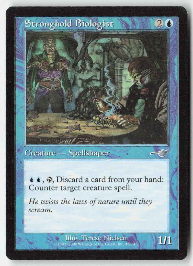 Stronghold Biologist NEM 45 Uncommon Moderately Played