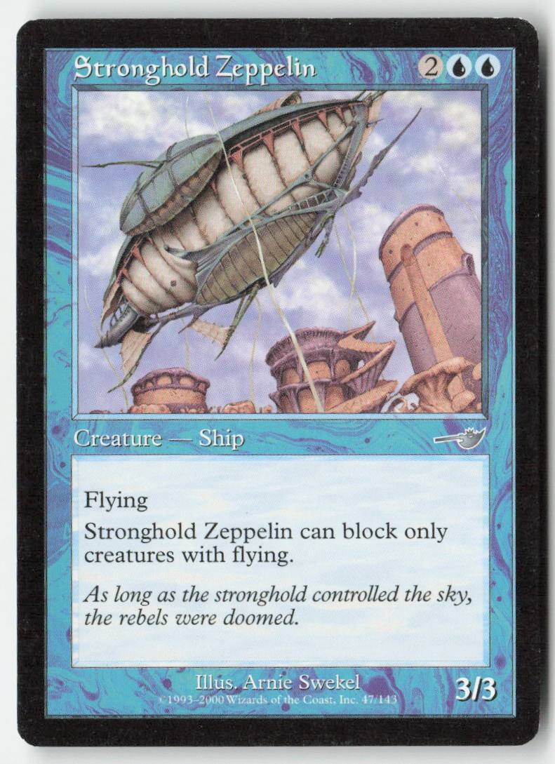 Stronghold Zeppelin NEM 47 Uncommon Moderately Played