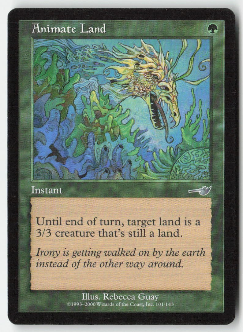 Animate Land NEM 101 Uncommon Moderately Played