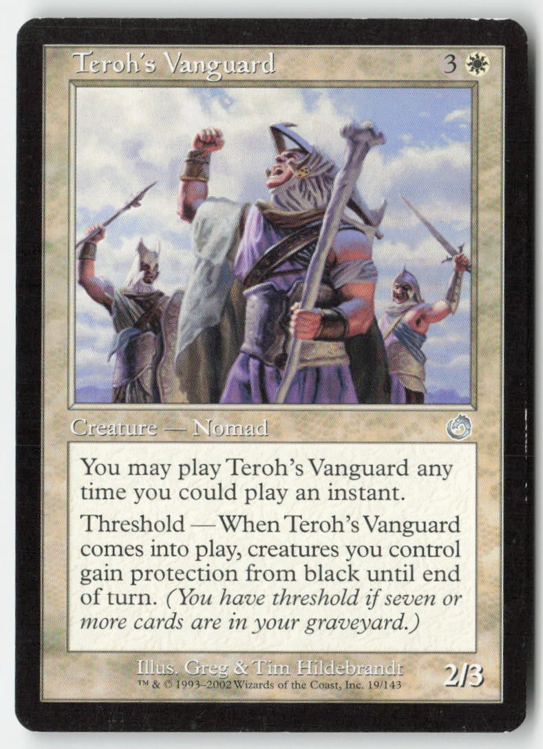 Teroh's Vanguard TOR 19 Uncommon Moderately Played