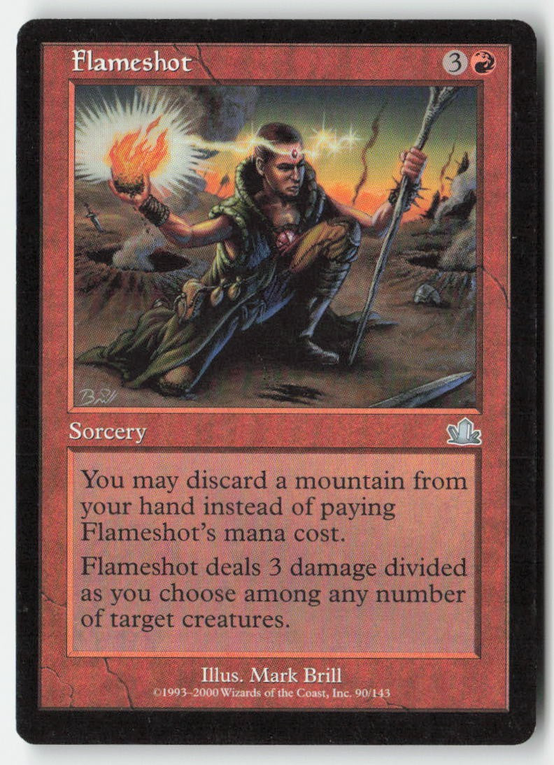 Flameshot PCY 90 Uncommon Moderately Played