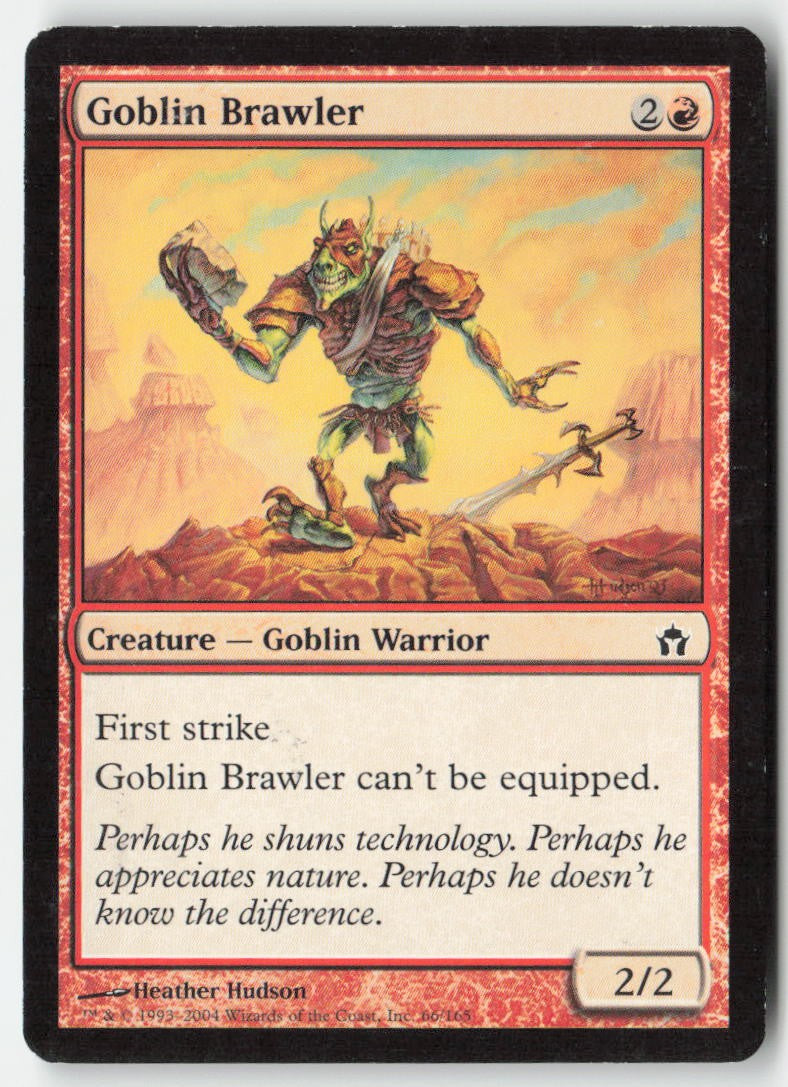 Goblin Brawler 5DN 66 Common Moderately Played